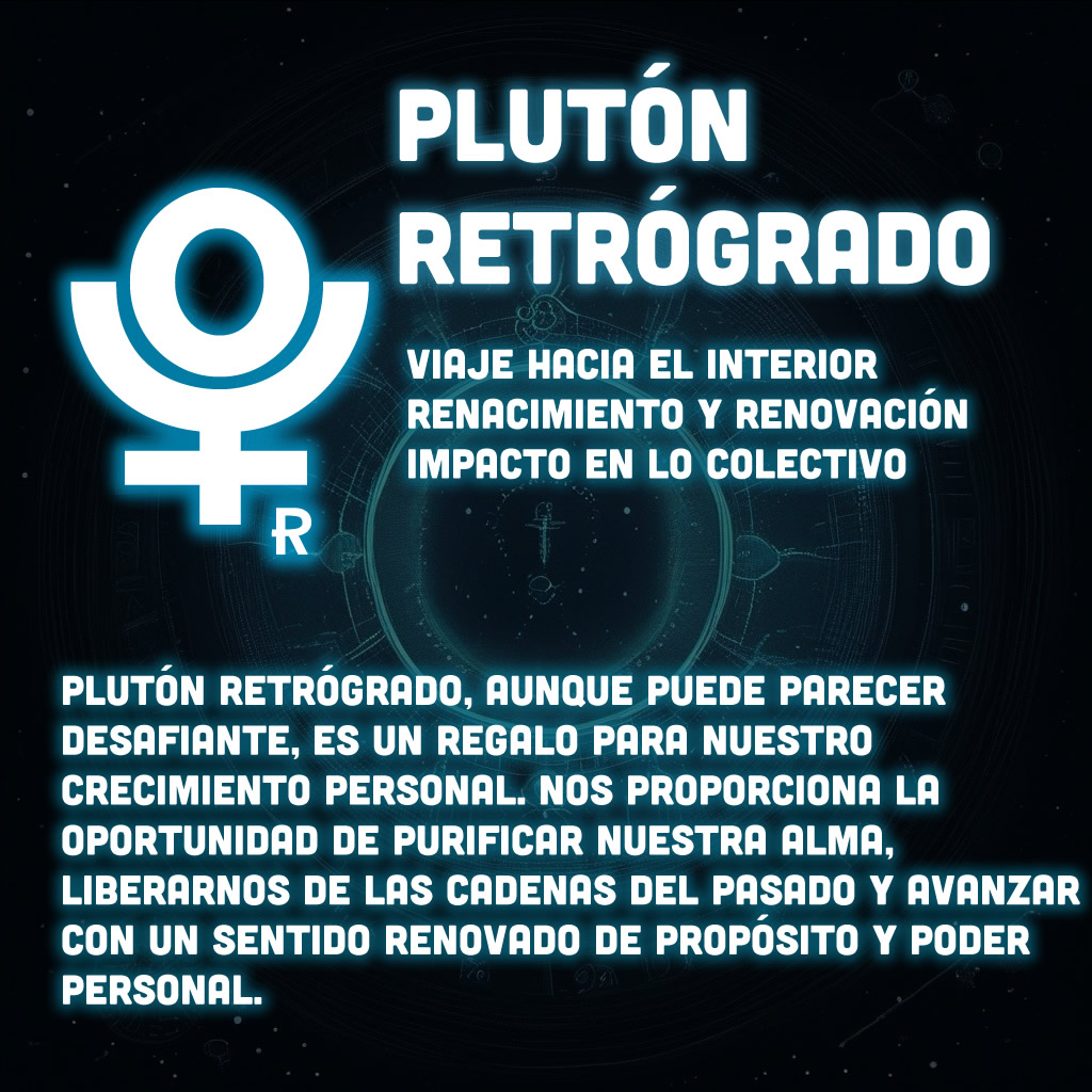 Plutón retrógrado